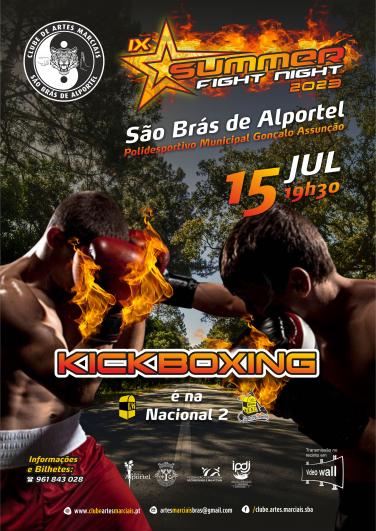 Cartaz 9ª Gala SUMMER FIGHT NIGHT 2023