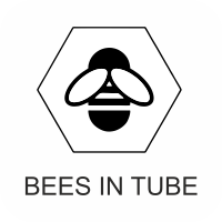 Bees in tube